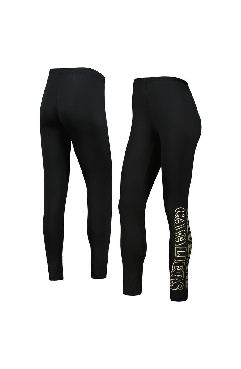 G-III 4HER BY CARL BANKS Women's G-III 4Her by Carl Banks Black Cleveland Cavaliers Stadium Leggings, Main, color, 