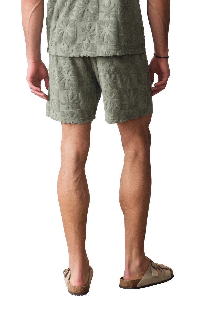 Rico Terry Drawstring Shorts, Alternate, color, SEA SPRAY
