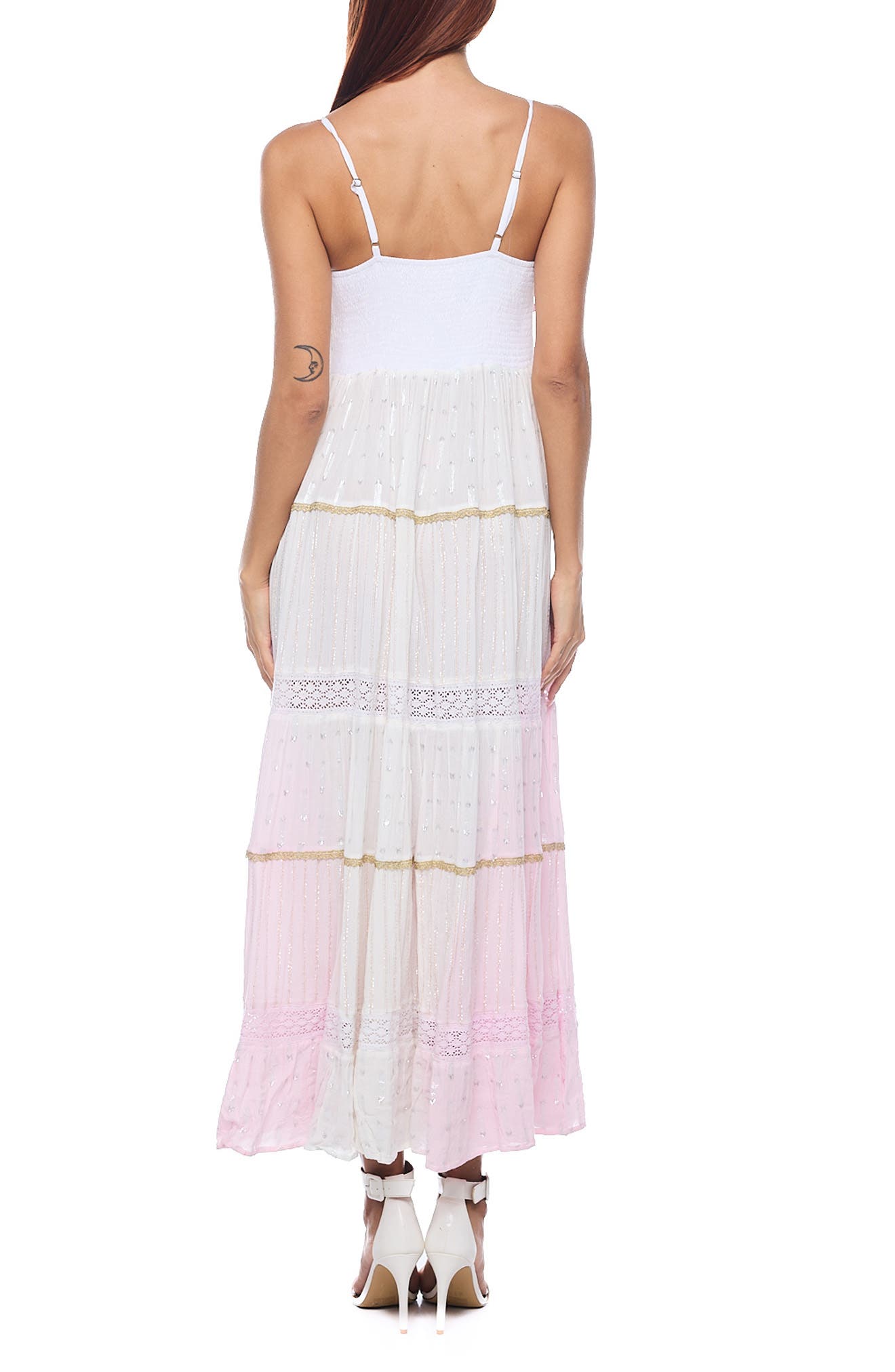 Lace Tiered Maxi Sundress - image 2