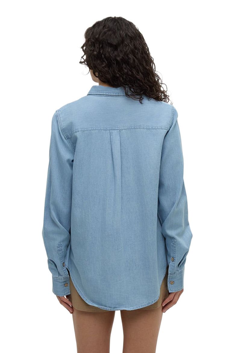 Denim Sloan Shirt, Alternate, color, Light Wash