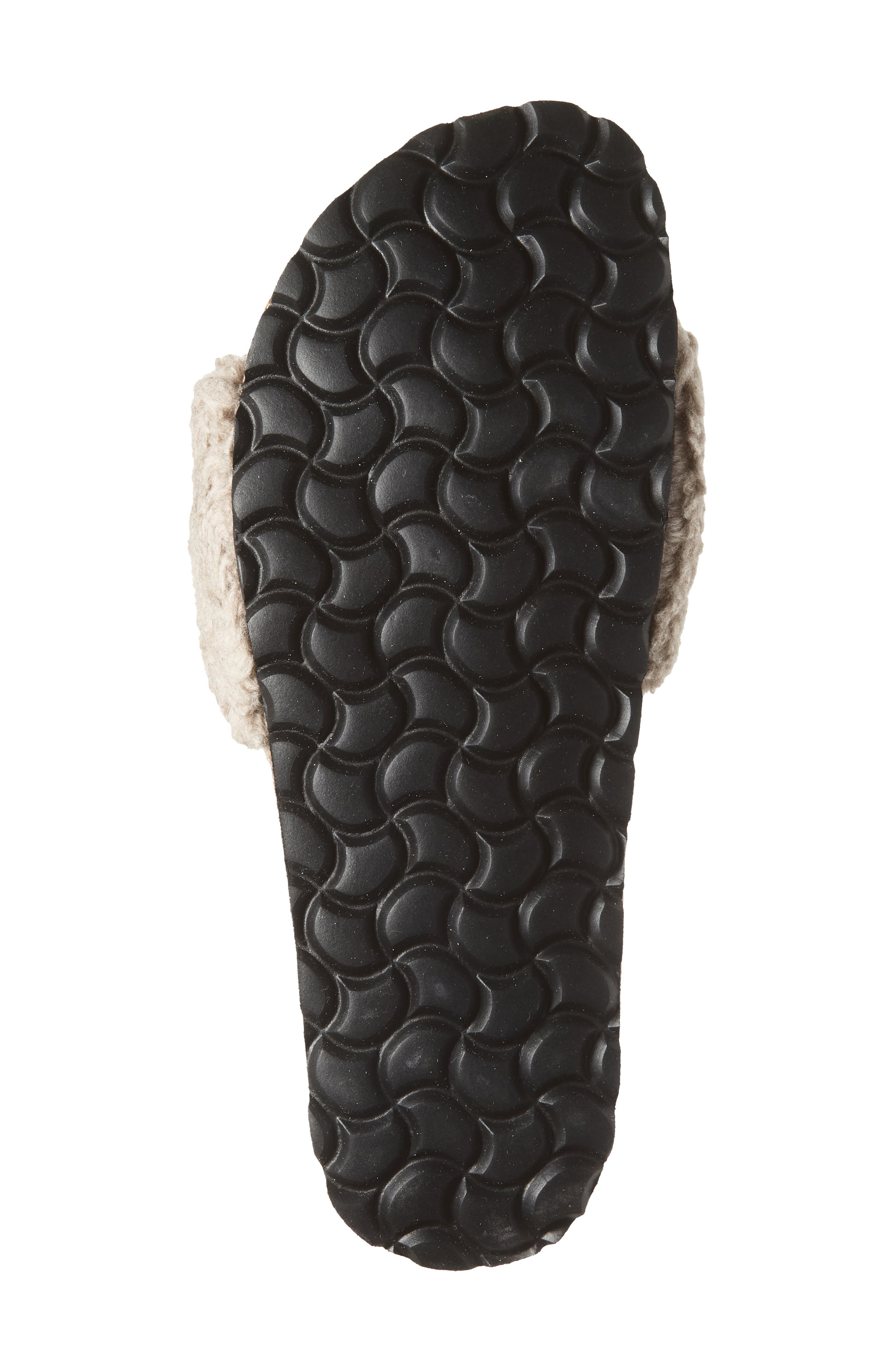 Cordani Mylie Faux Fur Slide Sandal, Alternate, color, Moon