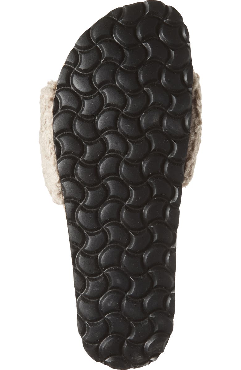 Cordani Mylie Faux Fur Slide Sandal, Alternate, color, Moon