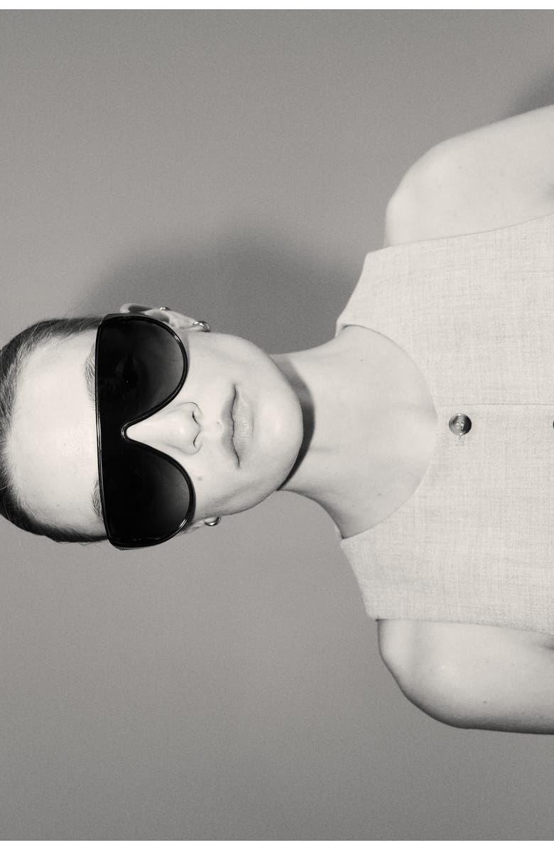 H&M Long Waistcoat, Alternate, color, Beige