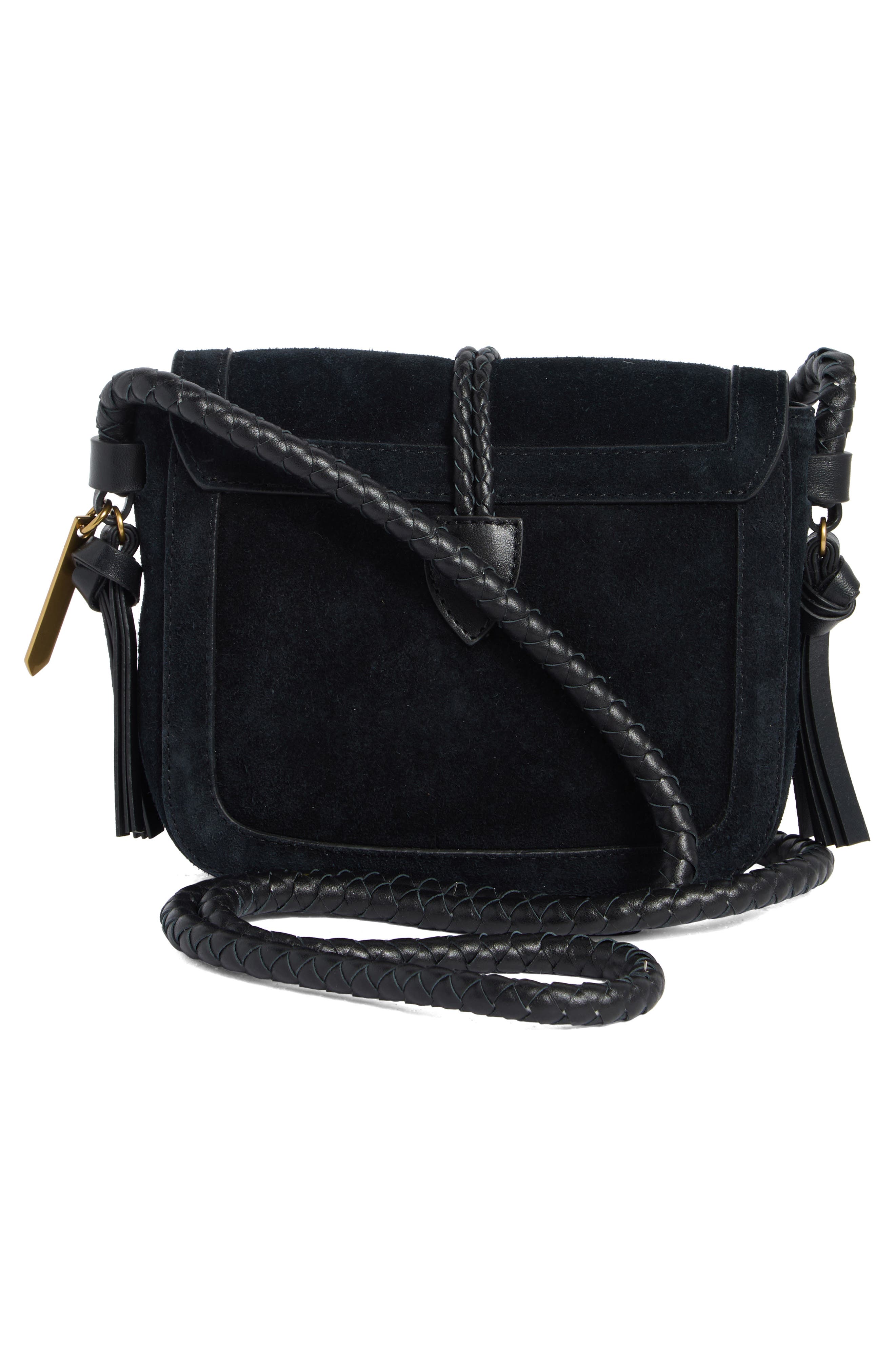 Isabel Marant Vigo Flap Suede Crossbody Bag, Alternate, color, 