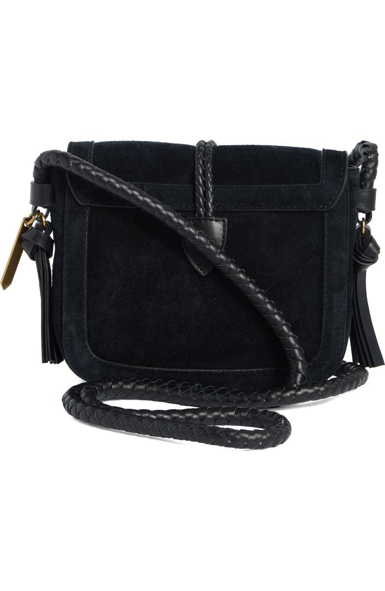 Isabel Marant Vigo Flap Suede Crossbody Bag, Alternate, color,