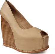 ZIGI Milluh Peep Toe Platform Wedge Sandal