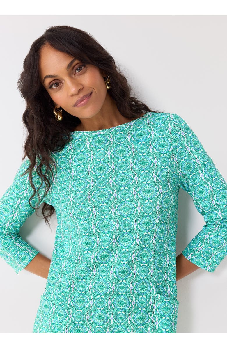 Cabana Life Gauze Shift Dress w/ Side Slit, Alternate, color, Hudson