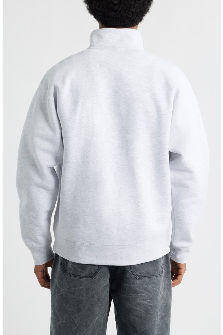 Established Works Quarter-Zip Fleece Pullover, Alternate, color, ASH GREY