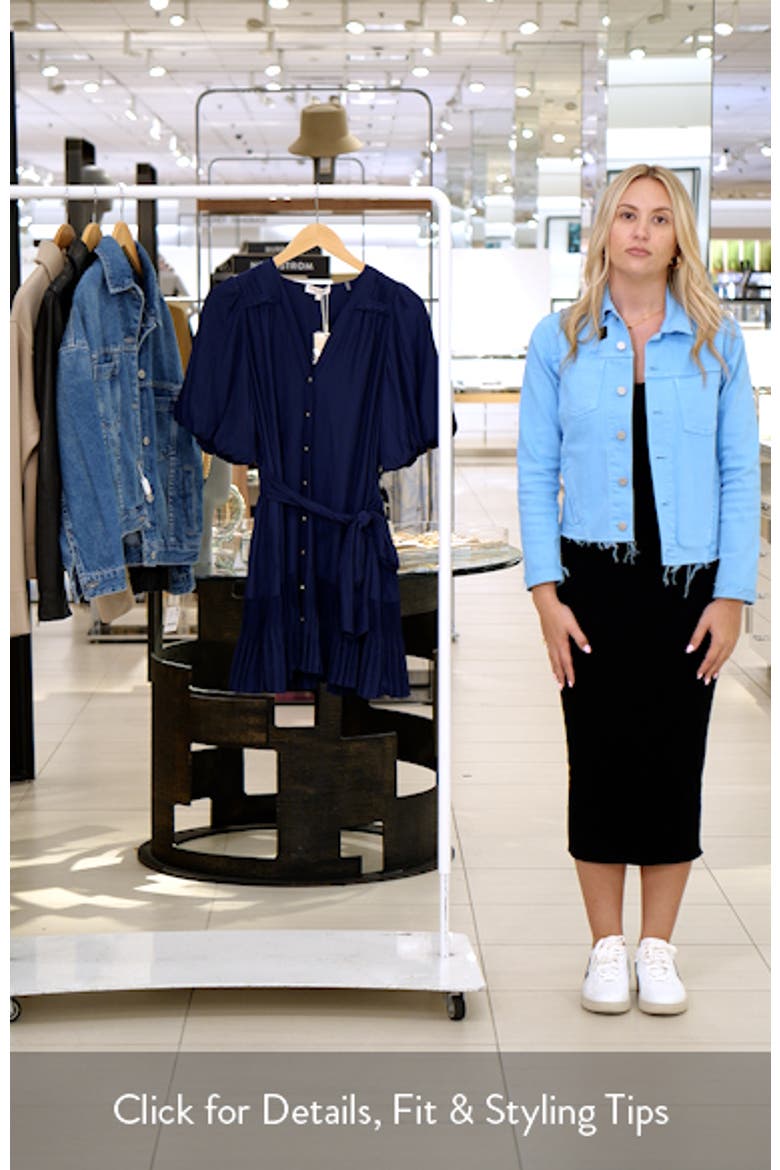 Florencia Tie Waist Minidress video