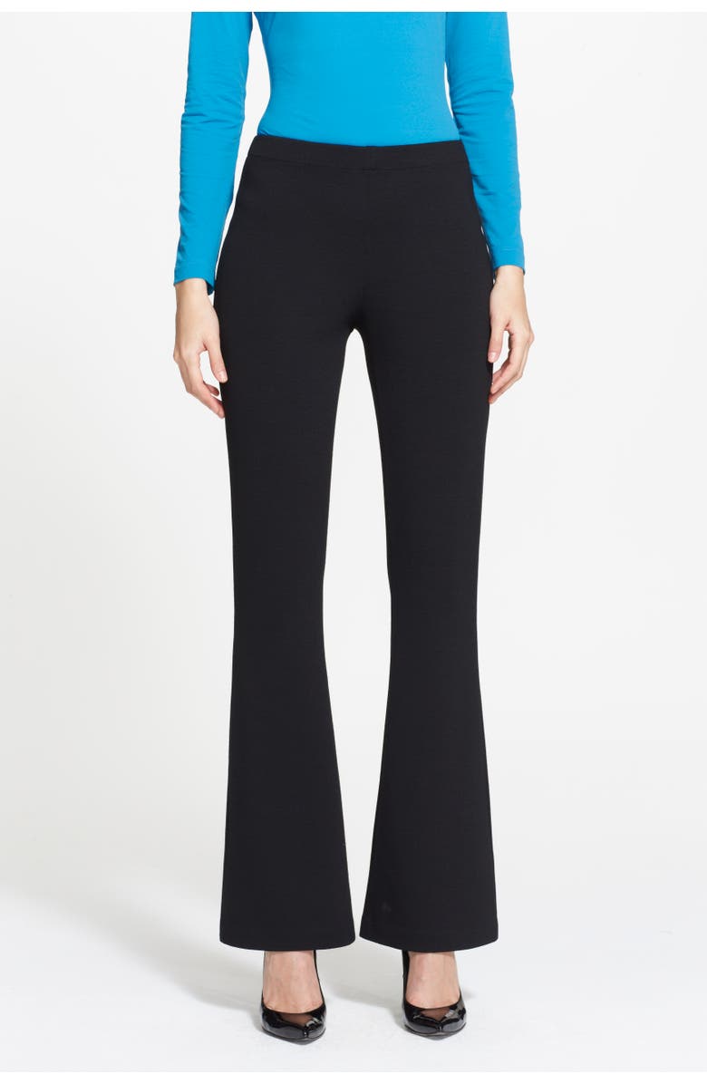 St. John Collection Kasia Milano Knit Bootcut Pants, Main, color,
