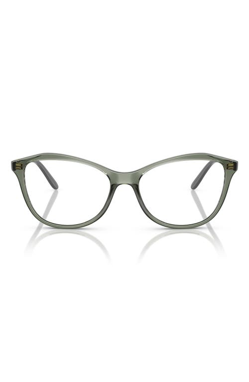 Shop Vogue 54mm Irregular Optical Glasses In Green