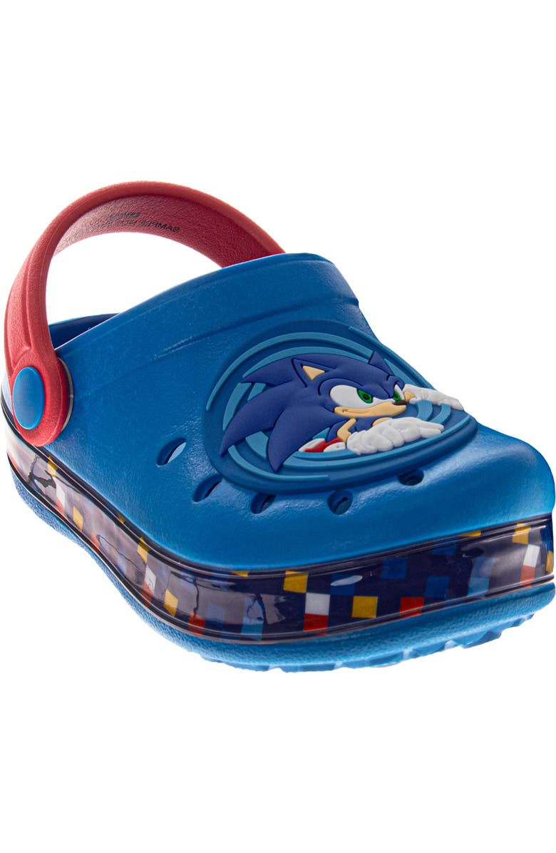 Sonic the Hedgehog Clogs, Main, color, Blue Red