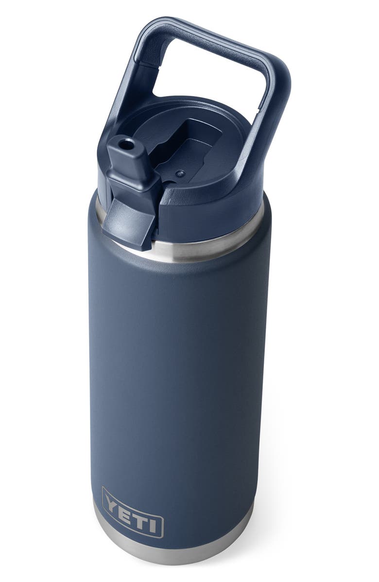 YETI Rambler 26-Ounce Straw Bottle, Alternate, color, Navy