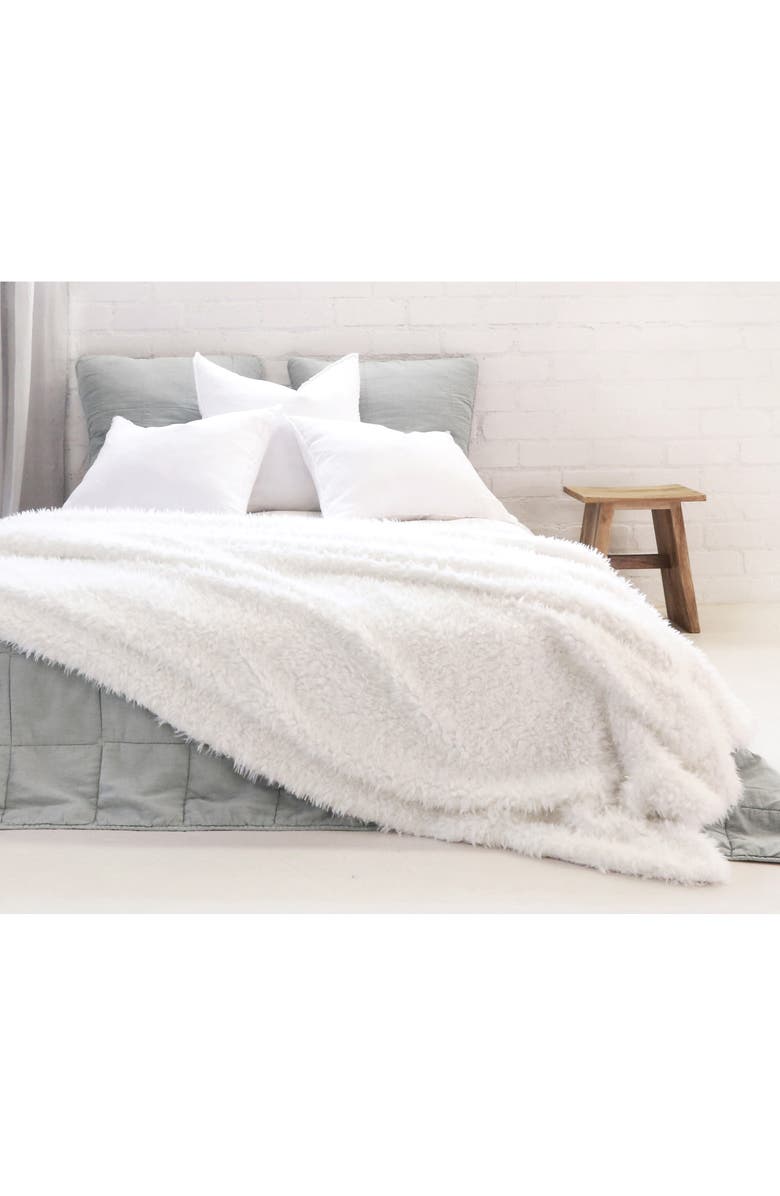 Pom Pom at Home Tula Oversize Throw Blanket, Alternate, color, White