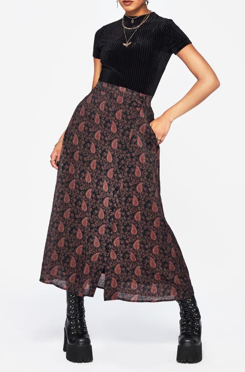 Isola Button Up Midaxi Skirt