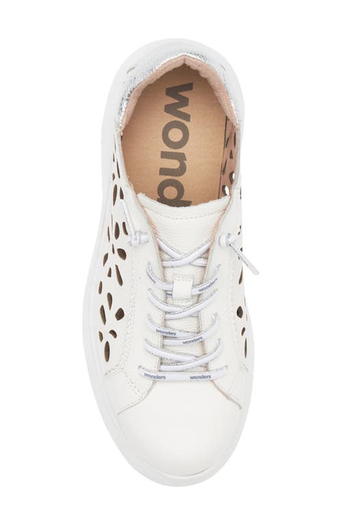 Wonders Perforated Leather Sneaker