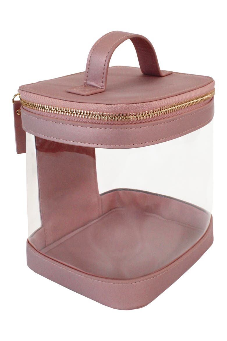 Beauty Cube Organizer Case, Alternate, color, LIGHT PINK