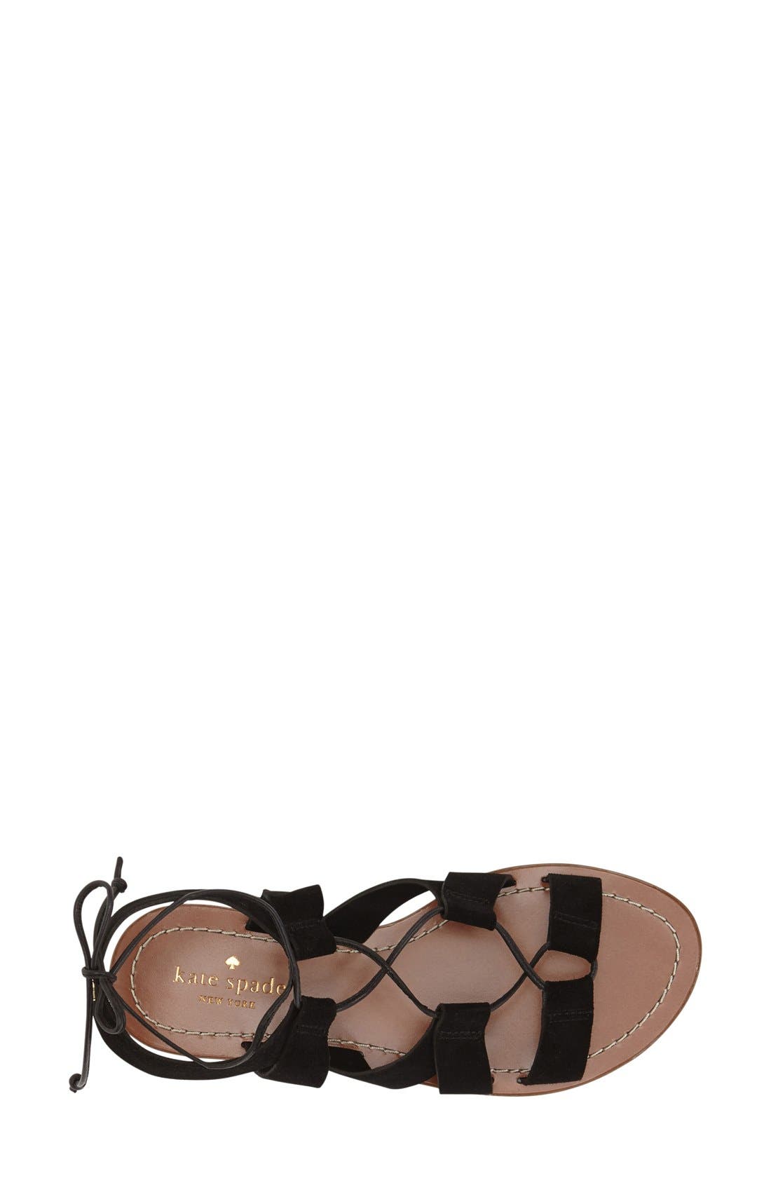 'suno' sandal, Alternate, color, BLACK SPORT SUEDE