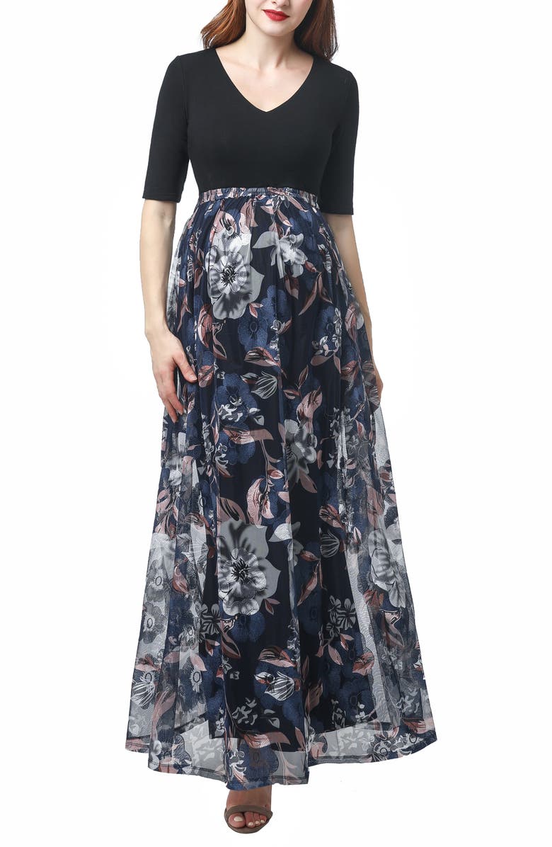 Kimi and Kai Annabelle Maternity Dress, Main, color, 