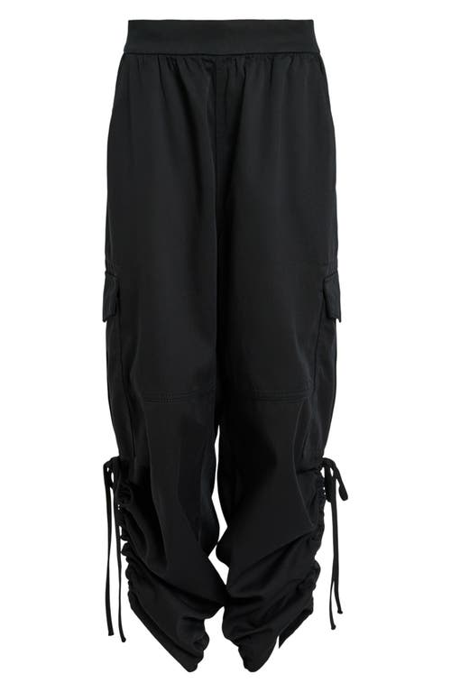 Allsaints Kaye Cargo Trousers In Black