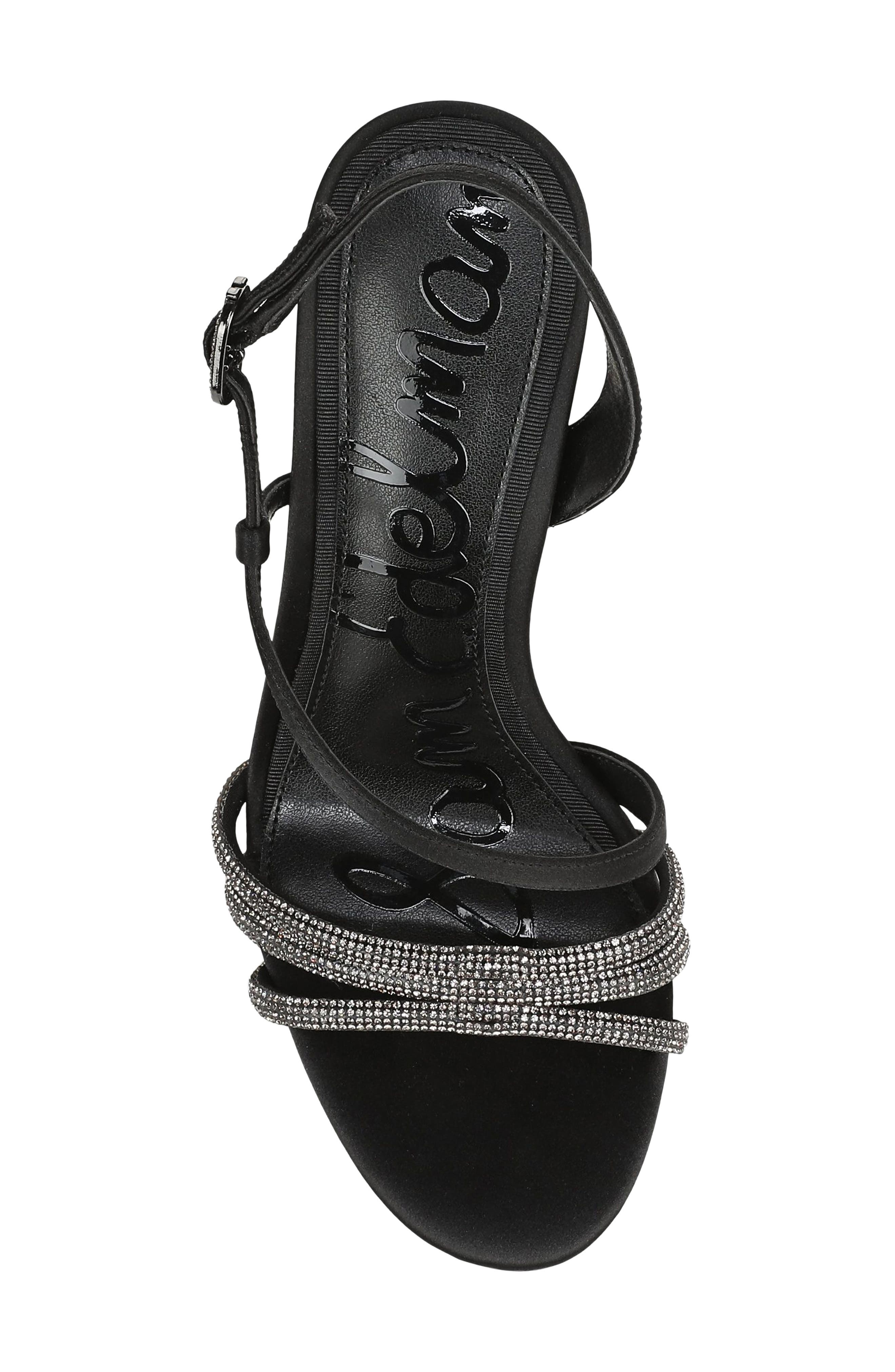 Charli Glam Slingback Sandal, Alternate, color, BLACK