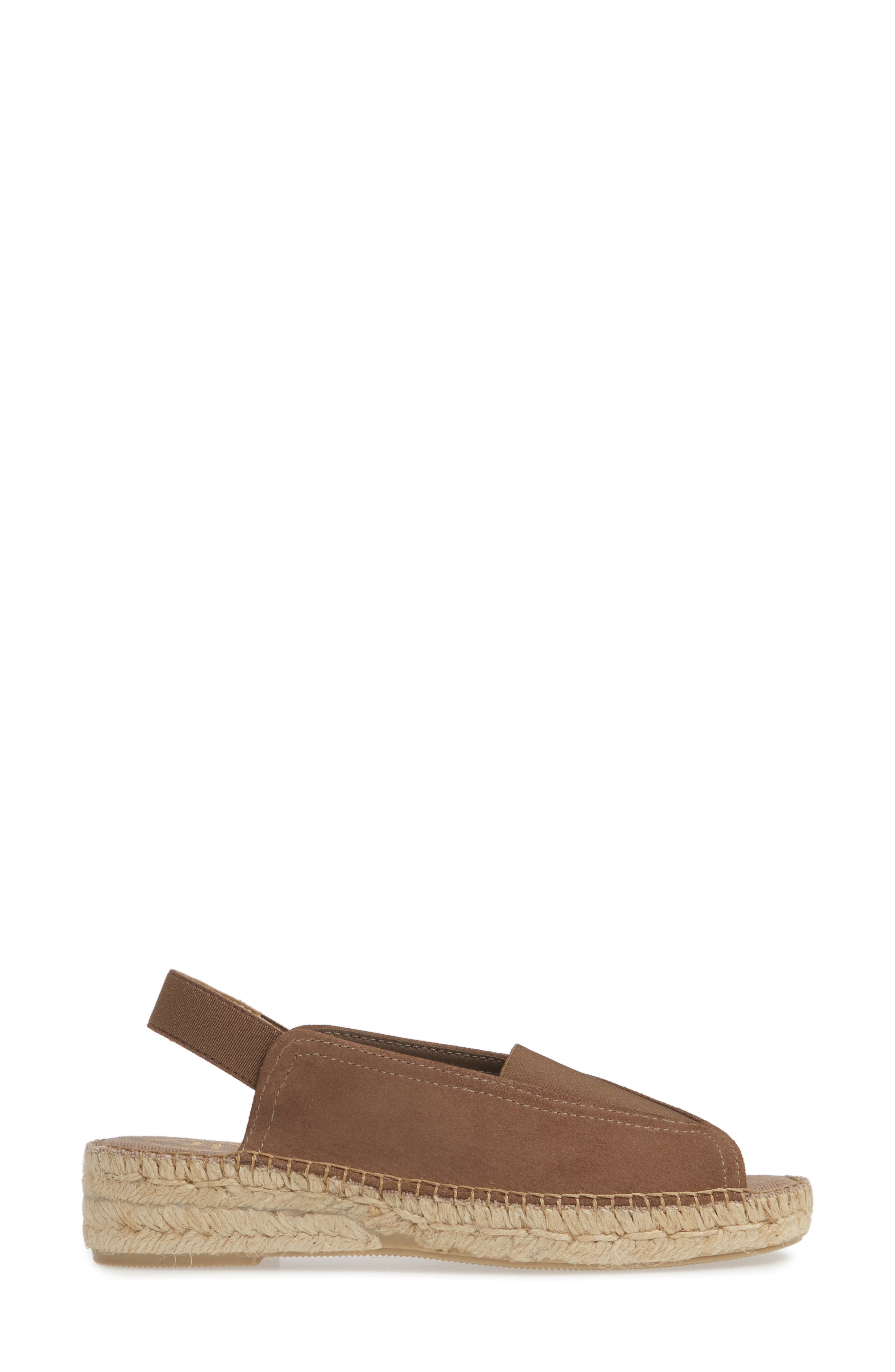 Esmy Slingback Wedge Sandal, Alternate, color, TAUPE CANVAS