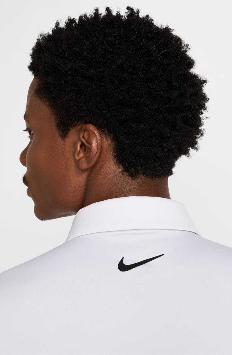 Nike Golf Dri-FIT Tour Solid Golf Polo, Alternate, color, White/ Black