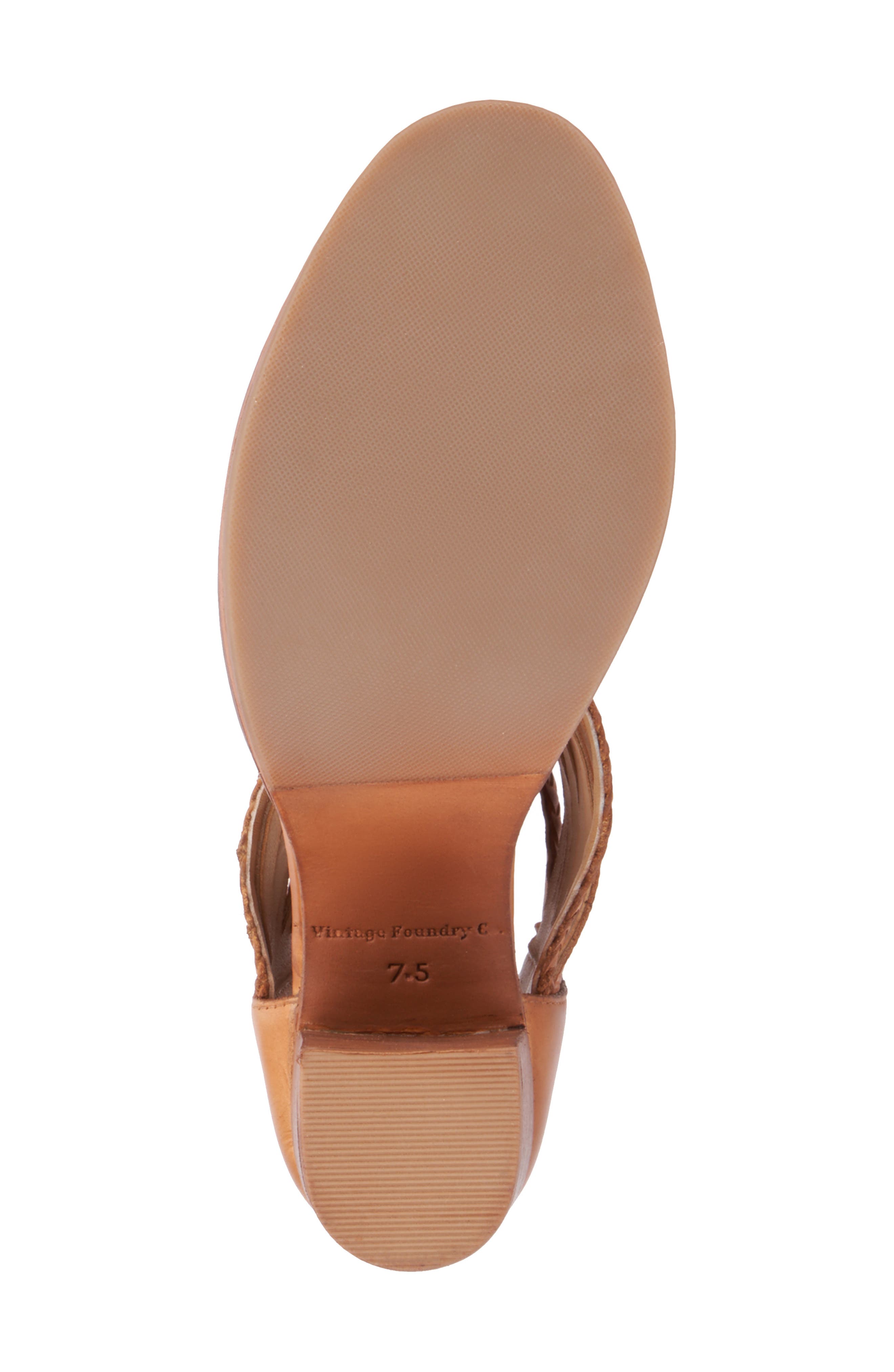 VINTAGE FOUNDRY Leila Fringe Sandal, Alternate, color, Tan