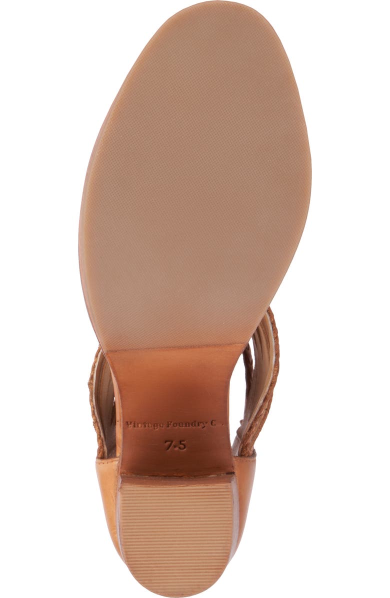 VINTAGE FOUNDRY Leila Fringe Sandal, Alternate, color, Tan