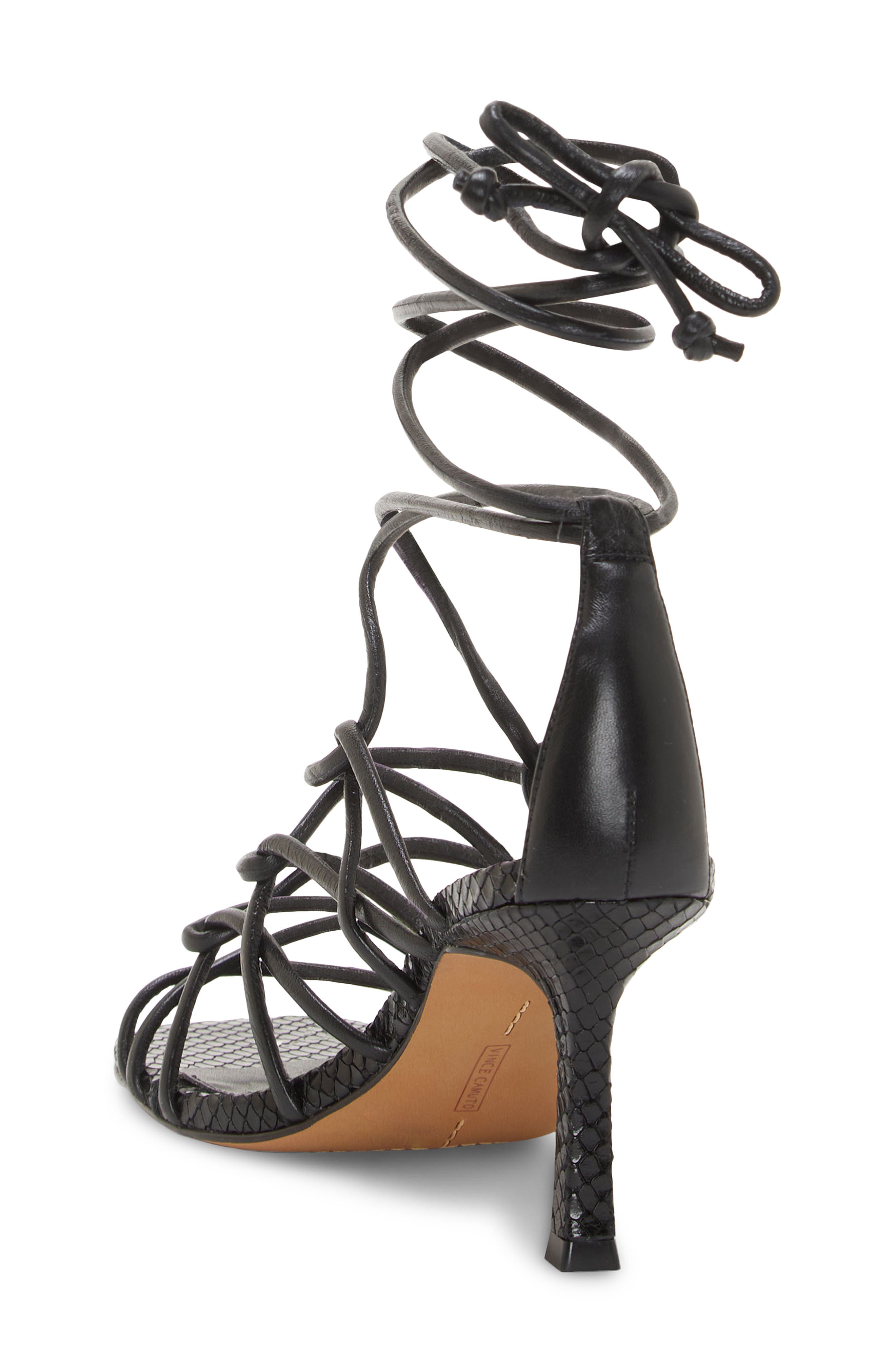 Vince Camuto Enjita Ankle Tie Sandal, Alternate, color, 
