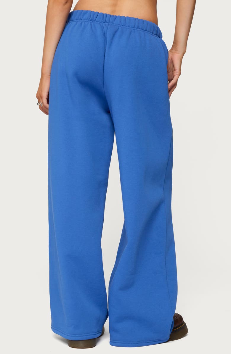 EDIKTED Basic Girl Wide Leg Sweatpants, Alternate, color,