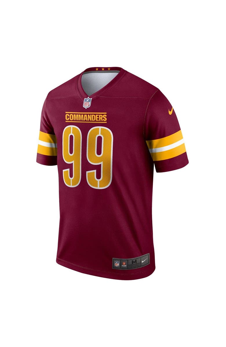 Nike Men's Nike Chase Young Burgundy Washington Commanders Legend Jersey, Alternate, color, 