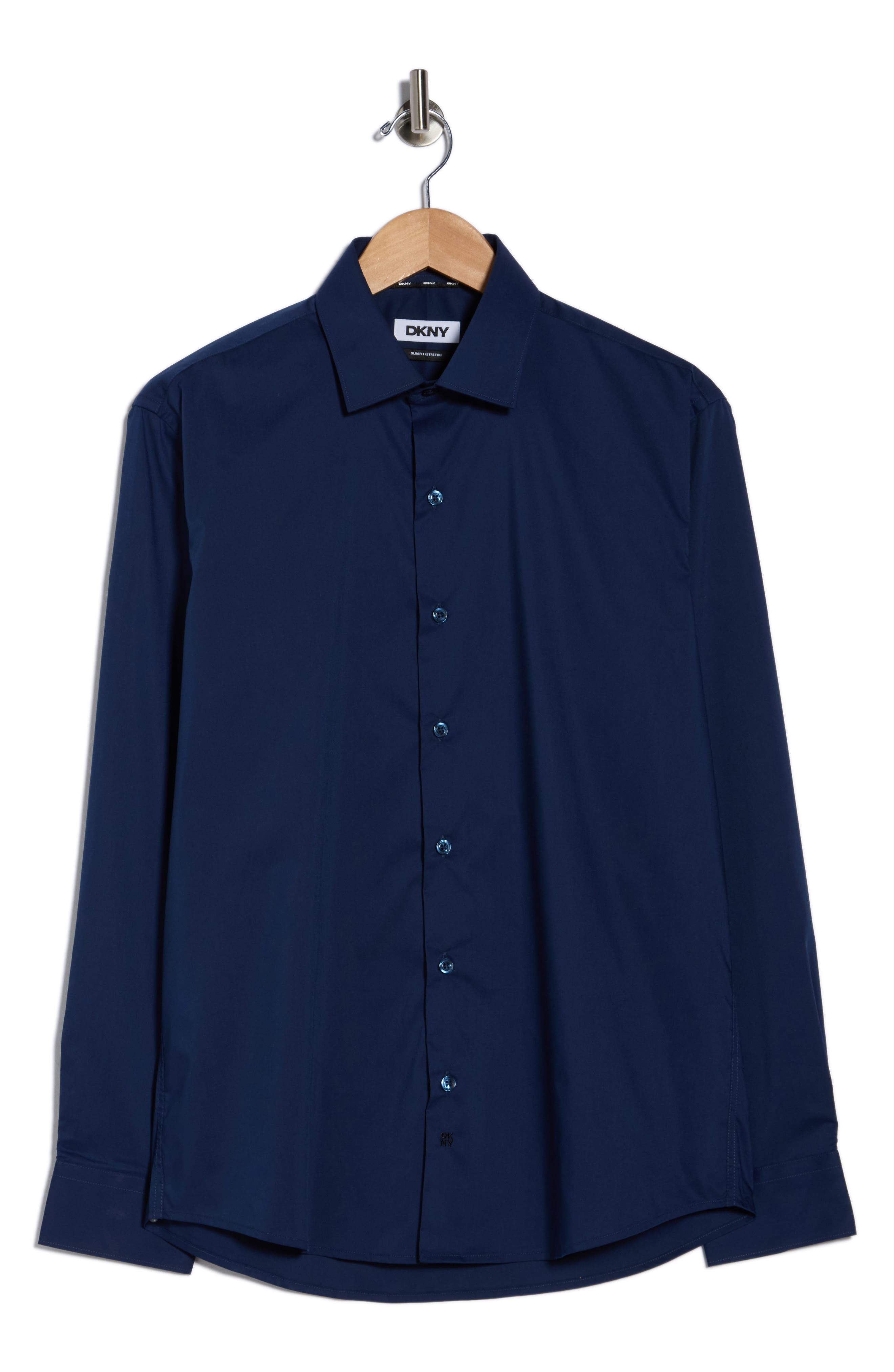 dkny dress shirt Dkny Shirts | Dkny Men's L Red Patterned Long-Sleeve Dress Shirt Stretch D1851 | Color: Red | Size: L