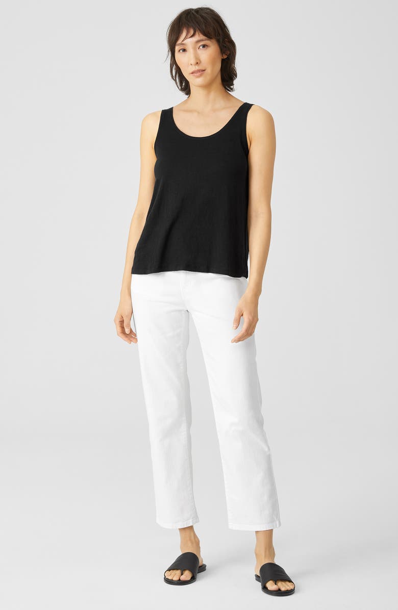 Eileen Fisher Organic Linen Tank, Alternate, color, 