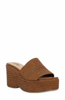 SHUSHOP Josie Platform Slide Sandal