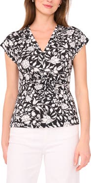 Vince Camuto Twist Knit Top