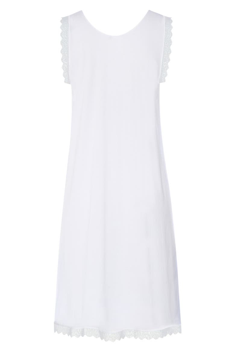 Inaya Scallop Tank Dress, Alternate, color, WHITE