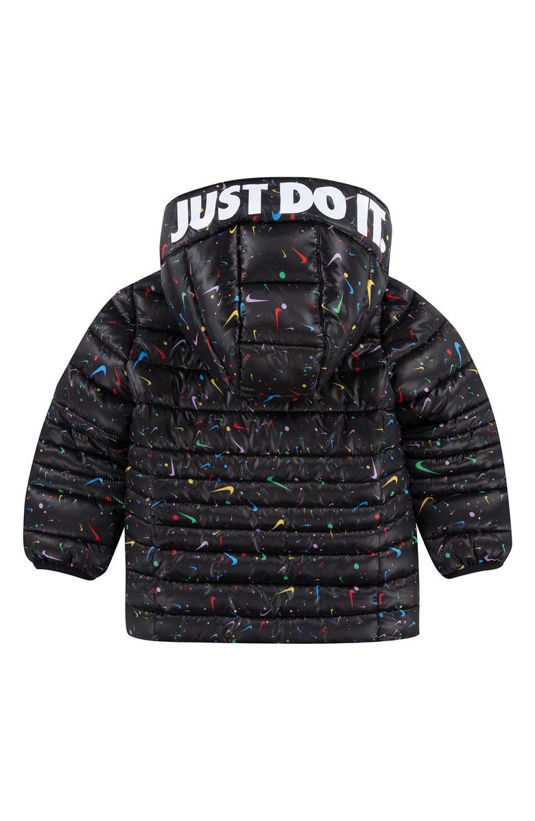 Nike Mid Weight Puffer Jacket, Alternate, color, Black Multi