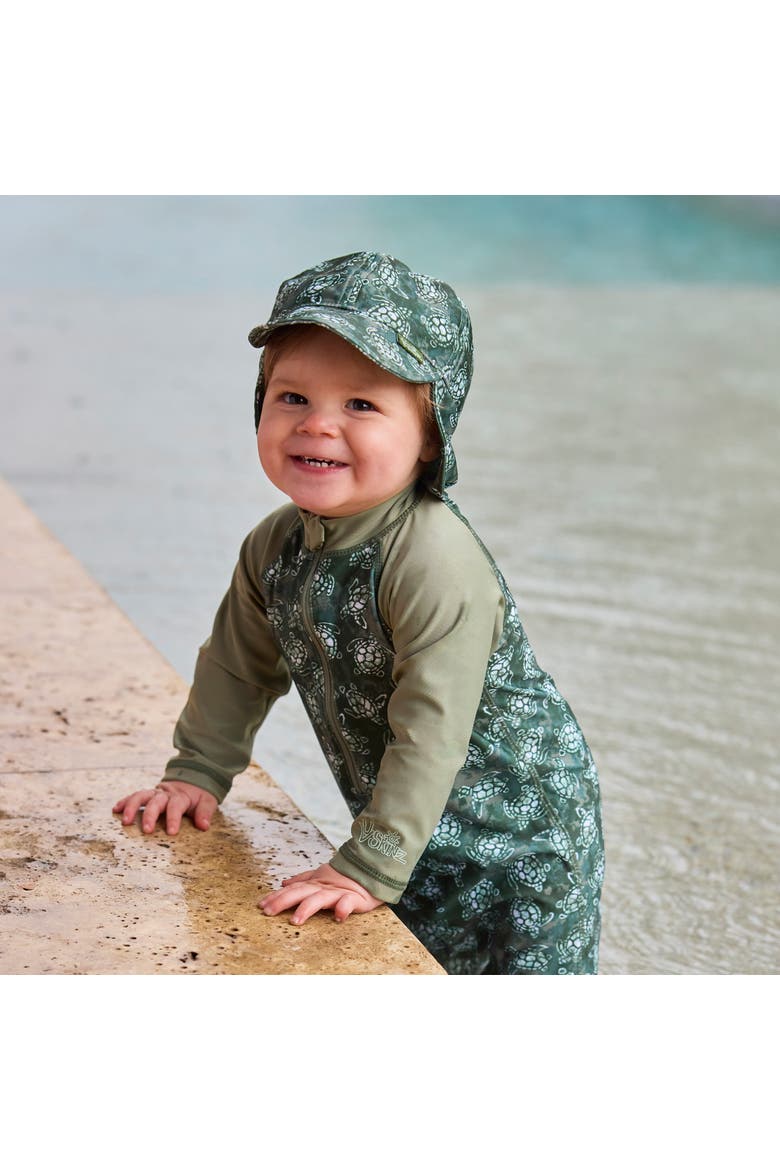 Swim Flap Hat, Alternate, color, Turtle Cove