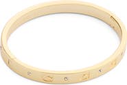 COACH Signature C Hinged Bangle