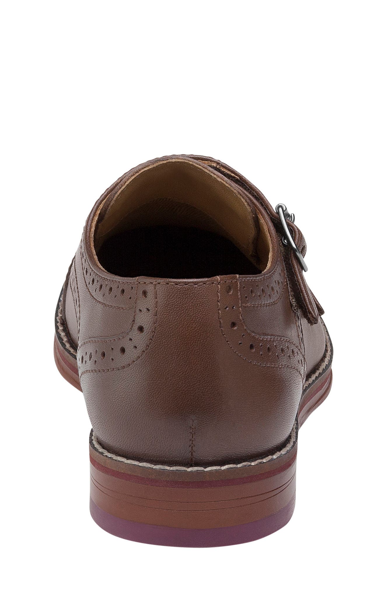 Kids' Conard Double Monk Strap Shoe, Alternate, color, MAHOGANY