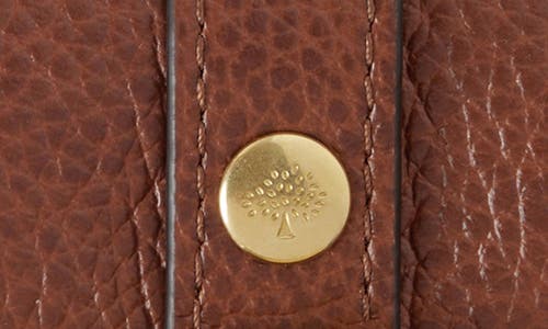 Mulberry Small Roxanne Classic Grained Leather Wallet In Brown
