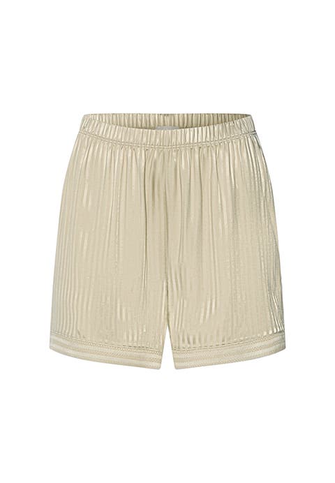 Sleep And Lounge Jacquard Stripe Shorts