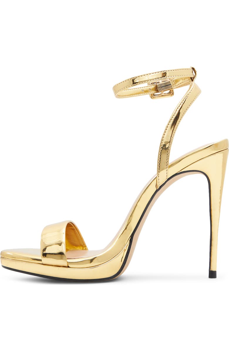 ALDO Kat Stiletto Sandal, Alternate, color, Gold