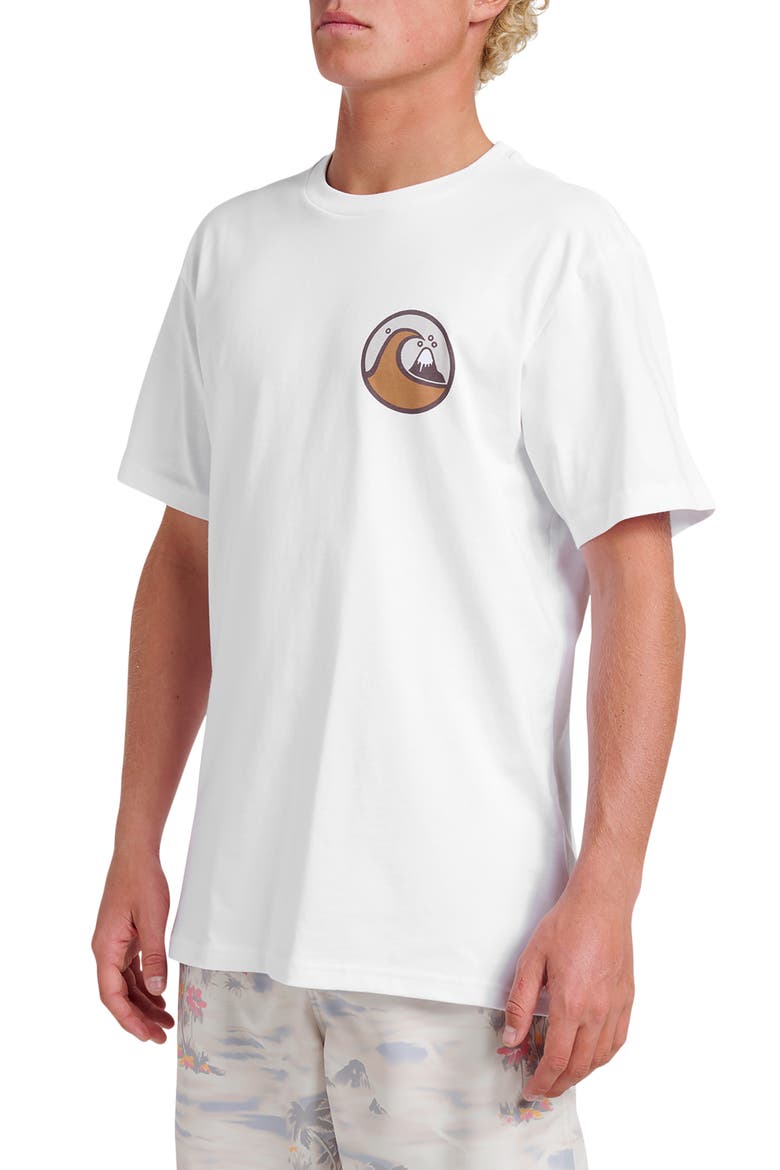 Jungle Wave Graphic T-Shirt, Alternate, color, WHITE