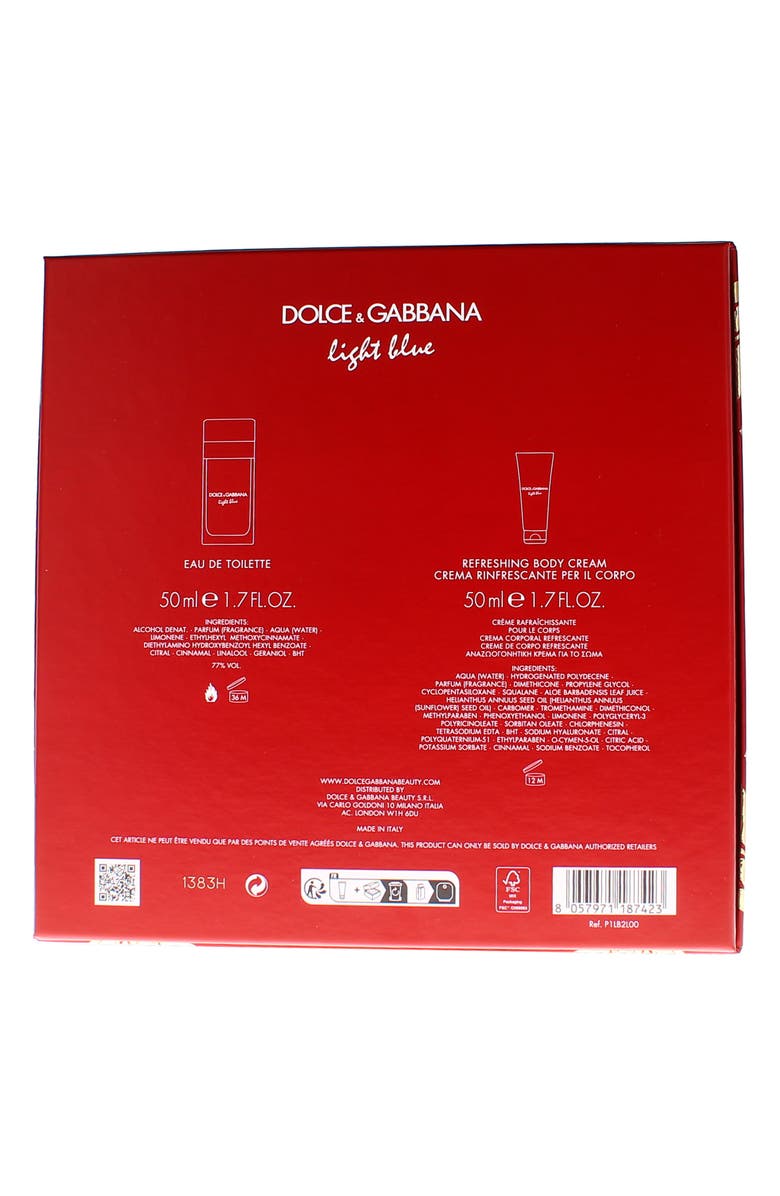 Dolce&Gabbana Light Blue Pour Homme Eau de Toilette Gift Set, Alternate, color, 