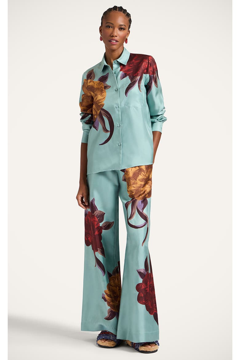 Palazzo Pants, Main, color, Peony Placée Light Blue