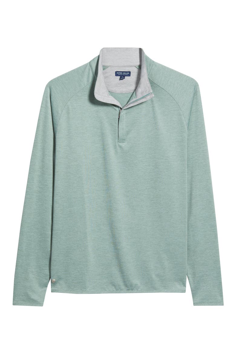 Crown Crafted Stealth Performance Quarter Zip Pullover, Alternate, color, WILLOW