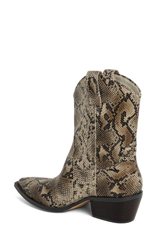 Shushop Zouzou Western Boot In Animal Print