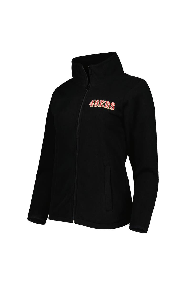DUNBROOKE Women's Dunbrooke Black San Francisco 49ers Hayden Polar Full-Zip Jacket, Alternate, color,